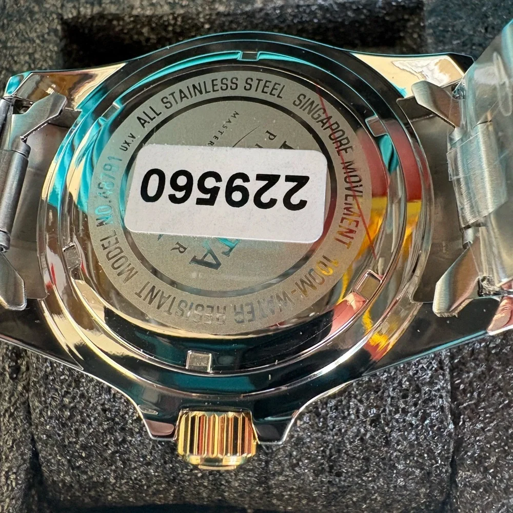 Invicta Pro Diver Men's Watch - 43mm, Gold, Steel (48791) in Hard Case - Picture 7 of 8